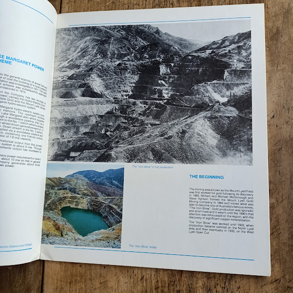 Sample page from The Mount Lyell Mining and Railway Co corporate booklet