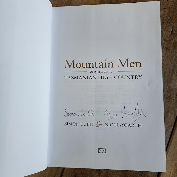 Signature page from Mountain Men book