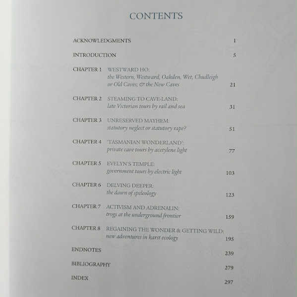Contents page Wonderstruck history of Tasmanian cave tourism