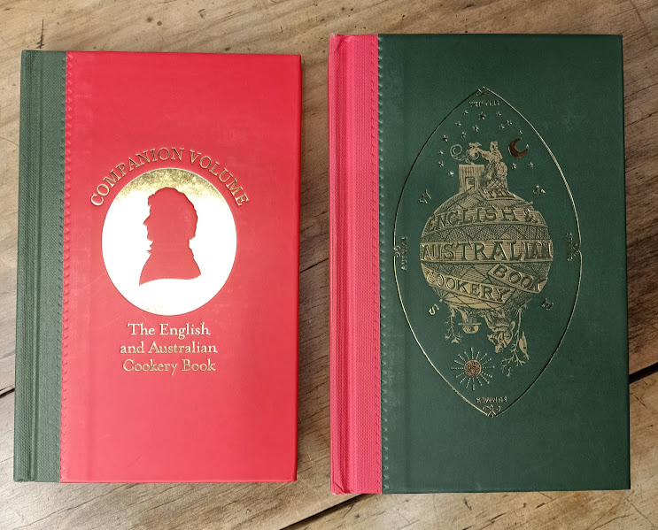 Front covers English Australian Cookery Book plus Companion Book