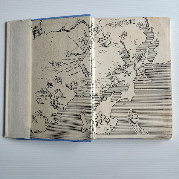 Endpaper of Romance of the Huon River c1945
