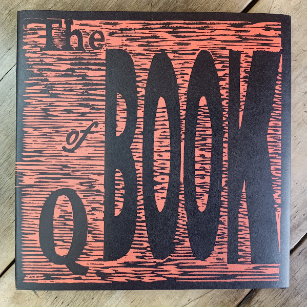 Rear dustjacket of The Book of Q