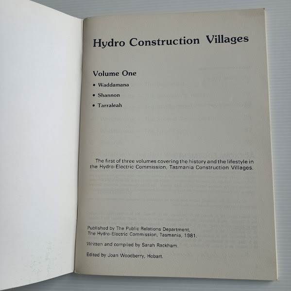 title page Hydro Construction Villages Vol1 
