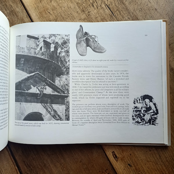 Sample illustrated page from Port Arthur A Place of Misery