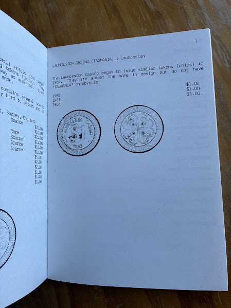 Sample page from Tokens of Tasmania Part 1