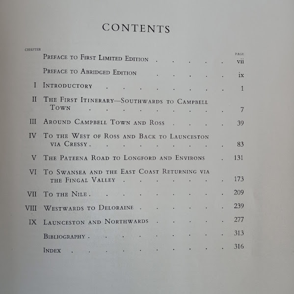 Contents Abridged Early Houses of Northern Tasmania