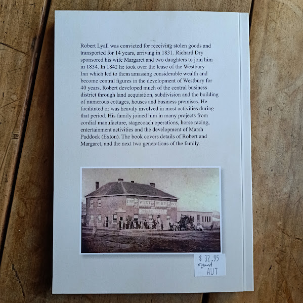 Back cover Robert Lyall