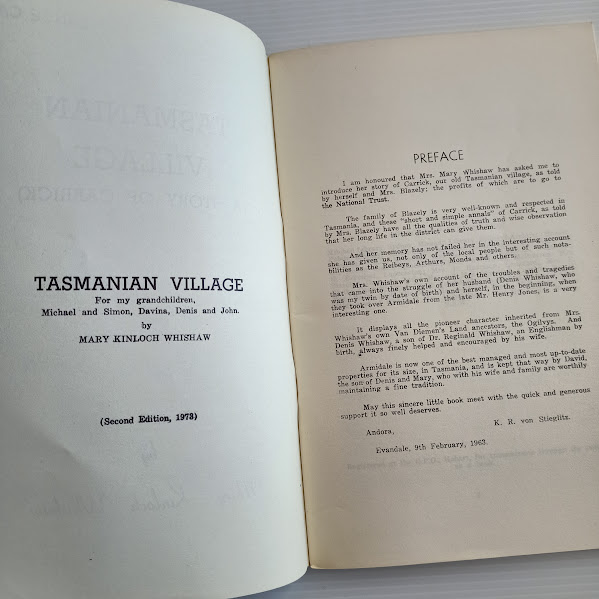 Preface Tasmanian Village Carrick
