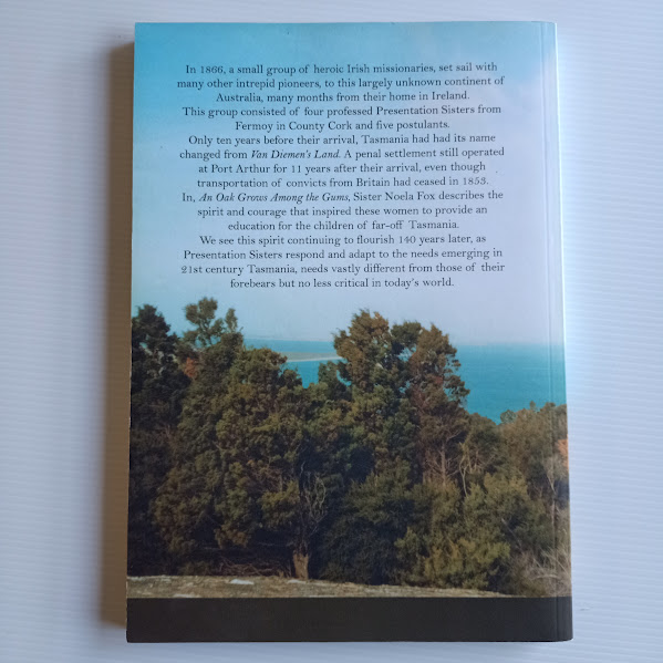 Back Cover An Acorn Grows Among The Gums Presentation Sisters Tasmania