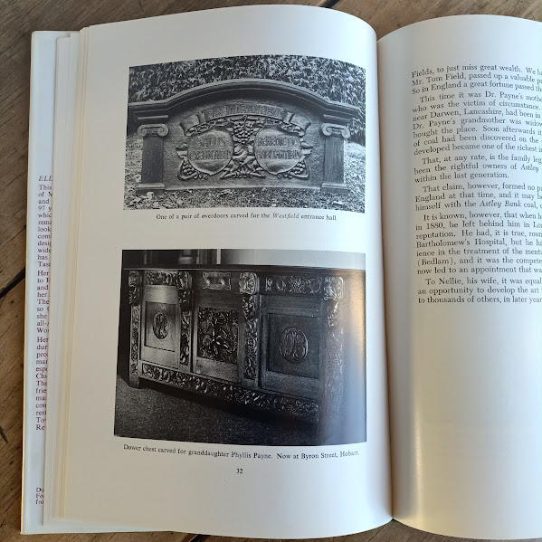 Sample page 1 Ellen Nora Payne woodcarver of Tasmania