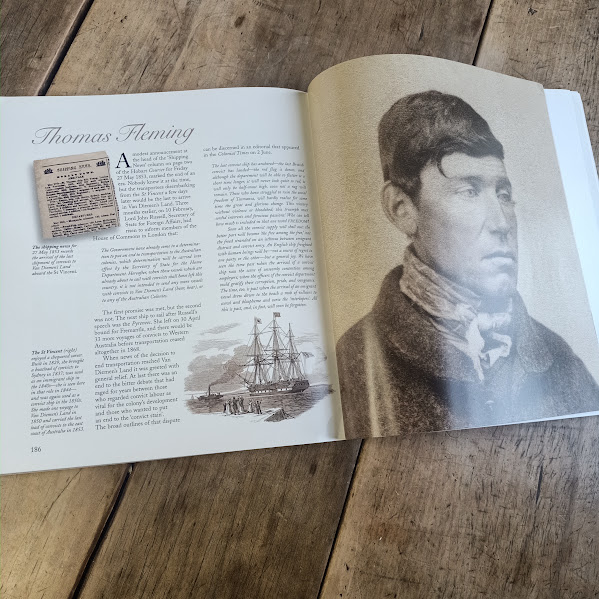 Thomas Fleming photo of convict at Port Arthur from book Exiled