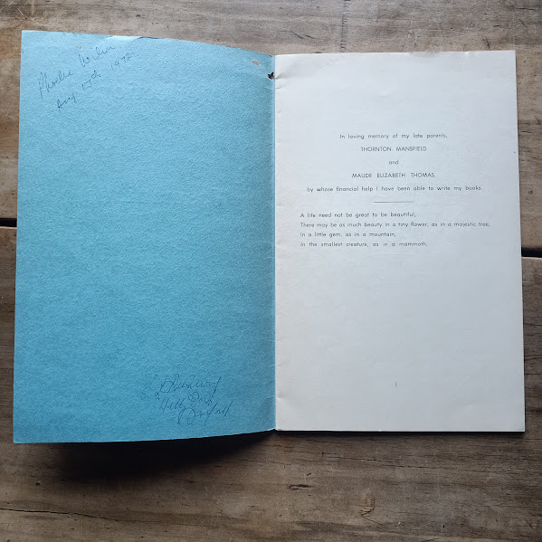 Signature page in Reflections on Tasmaniana by Phoebe Wilson
