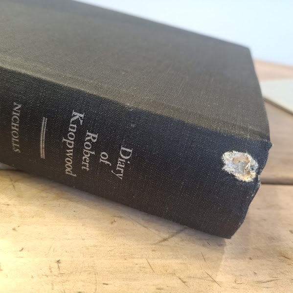 Damaged spine Diary of Rev Robert Knopwood HCDJ