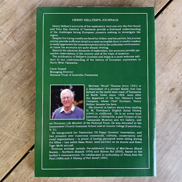 Back cover of Henry Hellyer's Observations