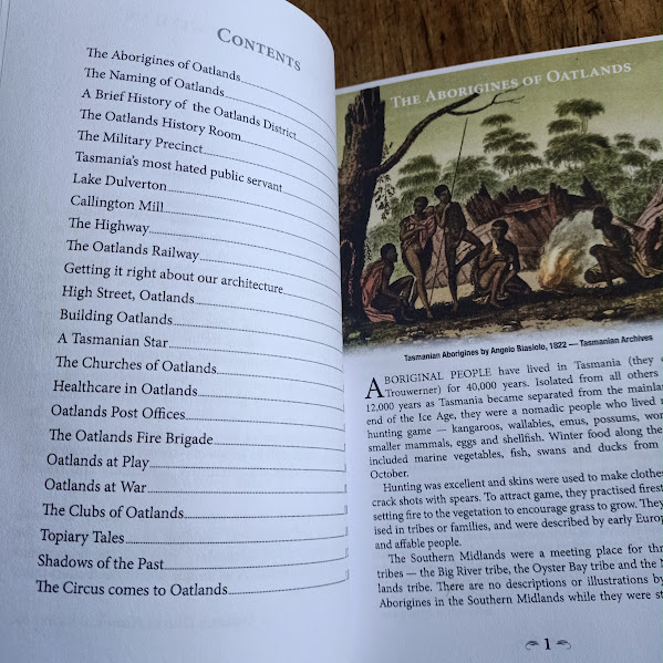Contents page Oatlands Past and Present