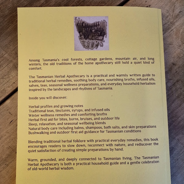 Back cover Tasmanian Herbal Apothecary