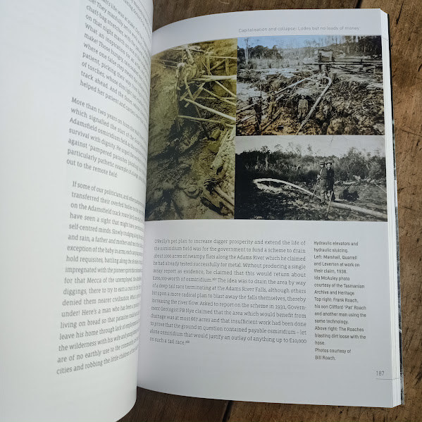 Frank Roach and others osmiridiium mining On the Ossie book sample page