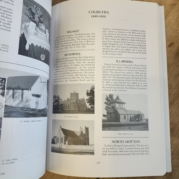 Sample page from book Anglican Church in Tasmania