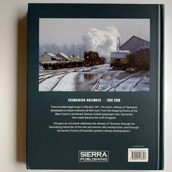 Tasmanian Railways back cover