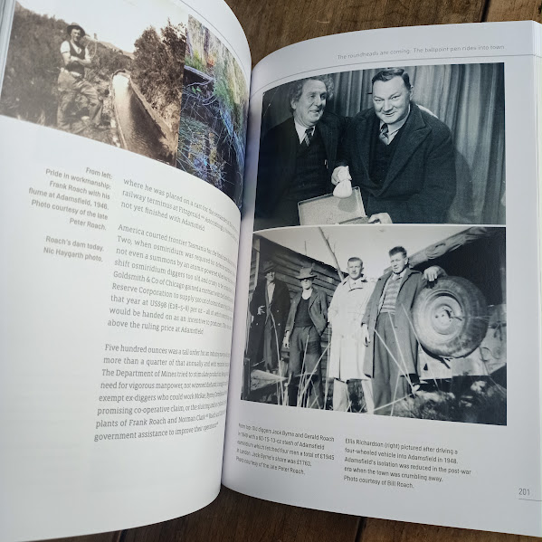 Jack Byrne, Gerald Roach and others osmiridiium mining On the Ossie book sample page
