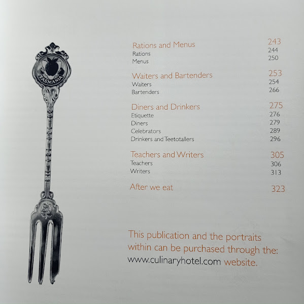 Contents page 2 of 2 in Before We Eat - Tasmanian food history