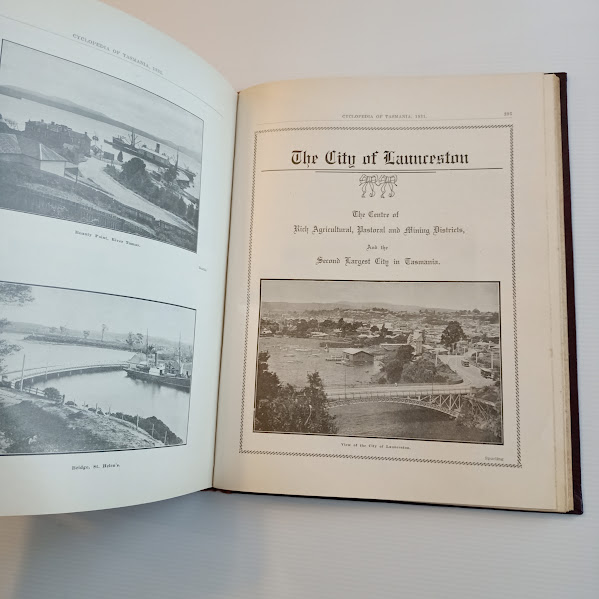 Sample page 3 Cyclopedia of Tasmania 1931