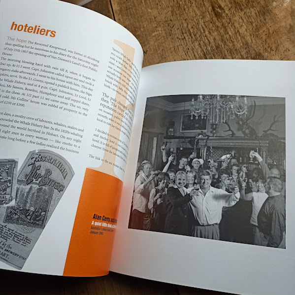 Sample page 1 of Before We Eat - Tasmanian food history