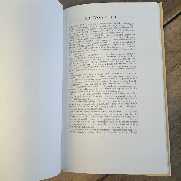 Sample page of The Capture of the Frederick limited edition