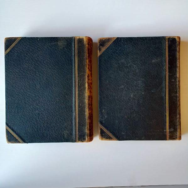 Back Covers of The Cyclopedia of Tasmania 1900 2-volume set
