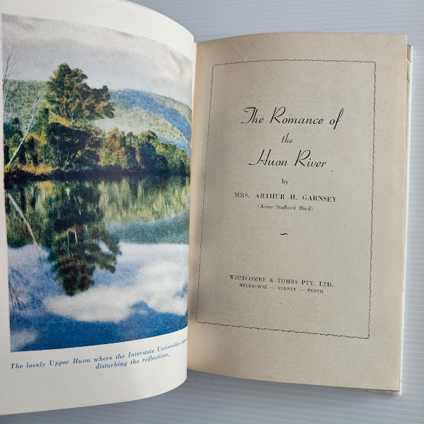 Title page of Romance of the Huon River c1945