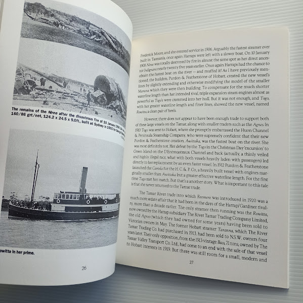 Sample illustrated page from A Steamship for Hobart SS Reemere