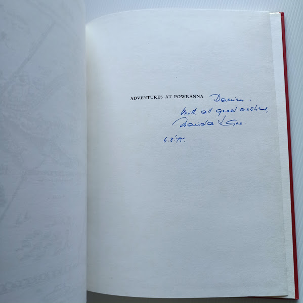 Signature page from Adventures at Powranna