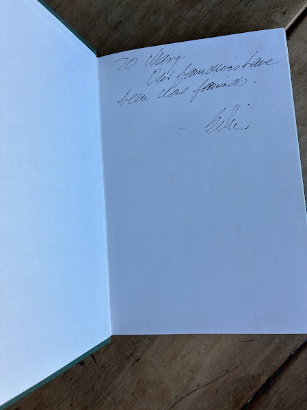 Author inscription page from The Colonial Campbells