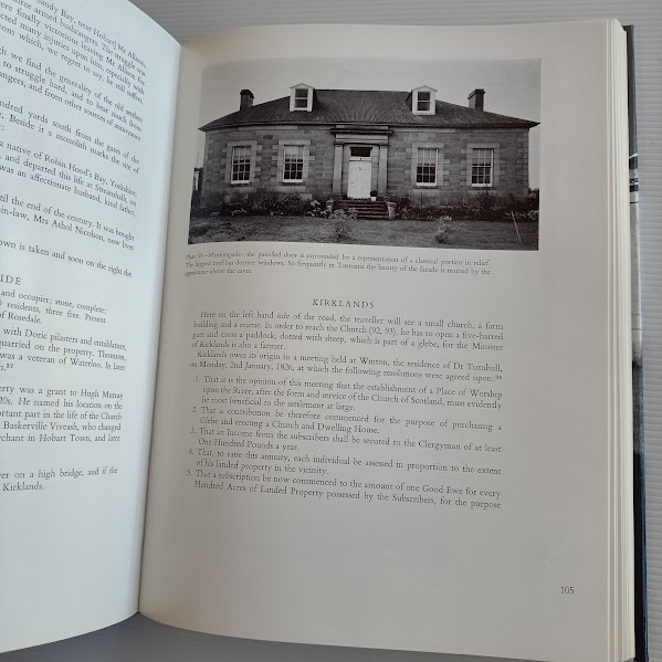 Sample page Abridged Early Houses of Northern Tasmania