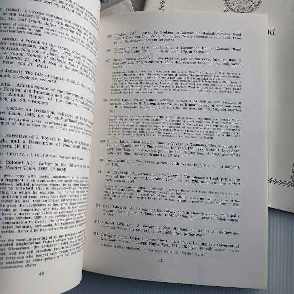 sample Page Clifford Craig auction catalogues