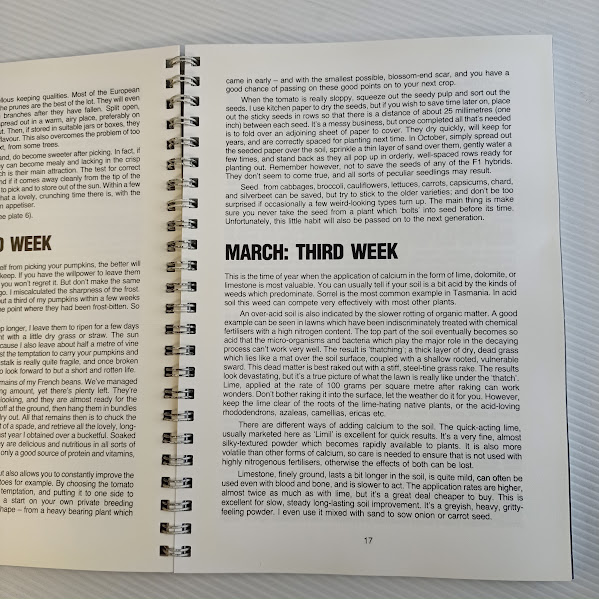 Sample page 2 Peter Cundall year round gardening book