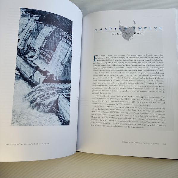 Sample page 2 Lifeblood Hydro History Tasmania by Lupton
