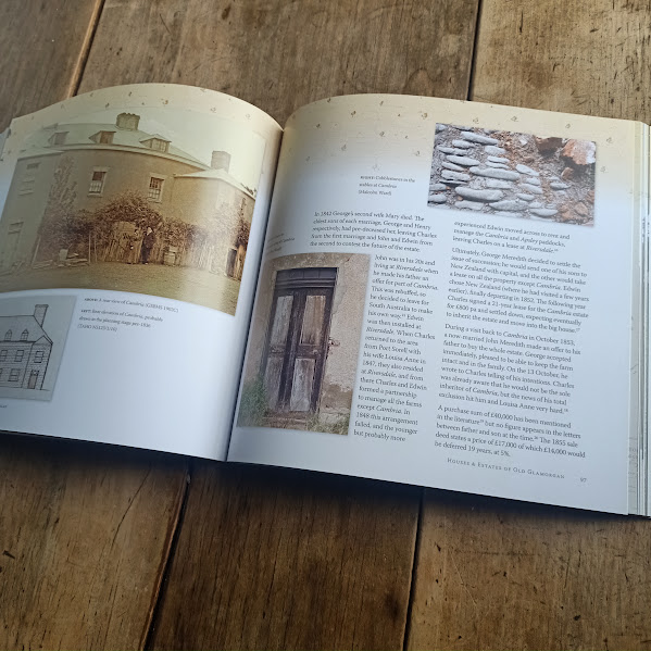Architectural detail in Houses and Estates of Old Glamorgan Tasmanian book