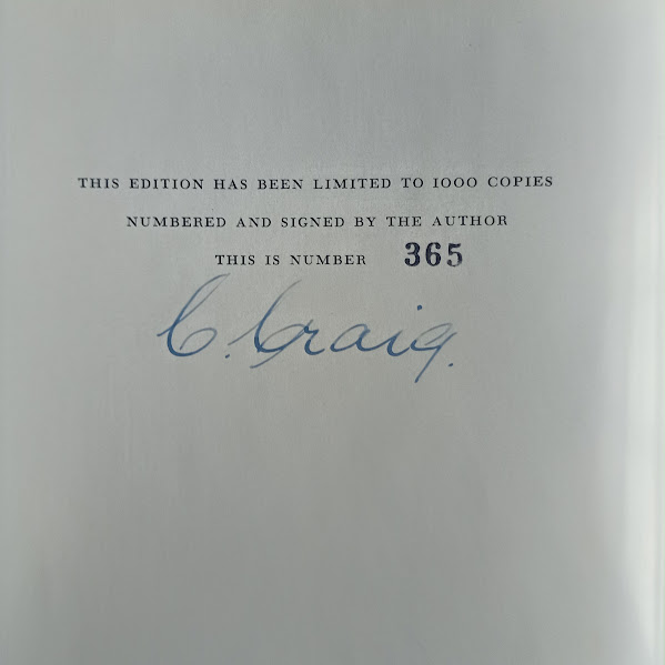 Signature of Old Tasmanian Prints by Clifford Craig