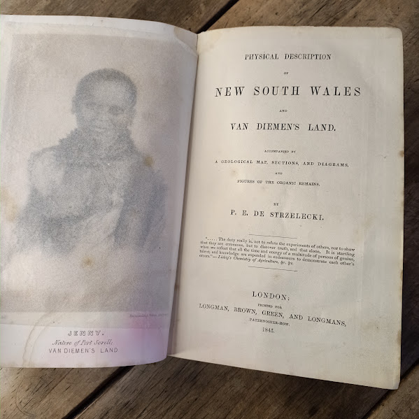 Title page 2 1845 Strzelecki's New South Wales and Van Diemen's Land