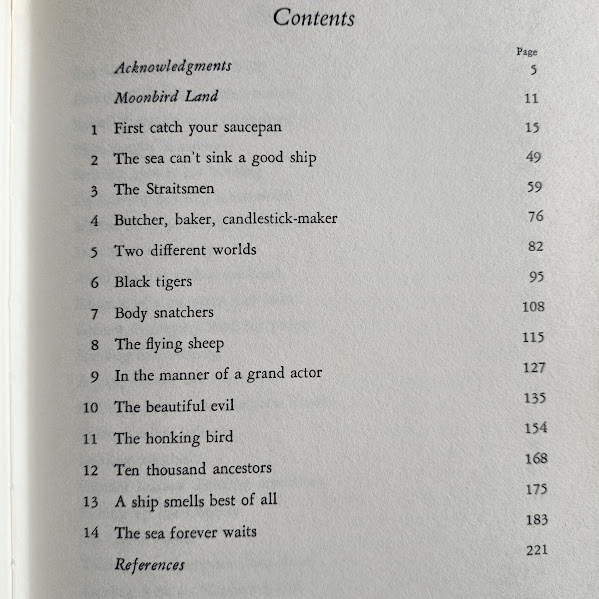 Moonbird People contents
