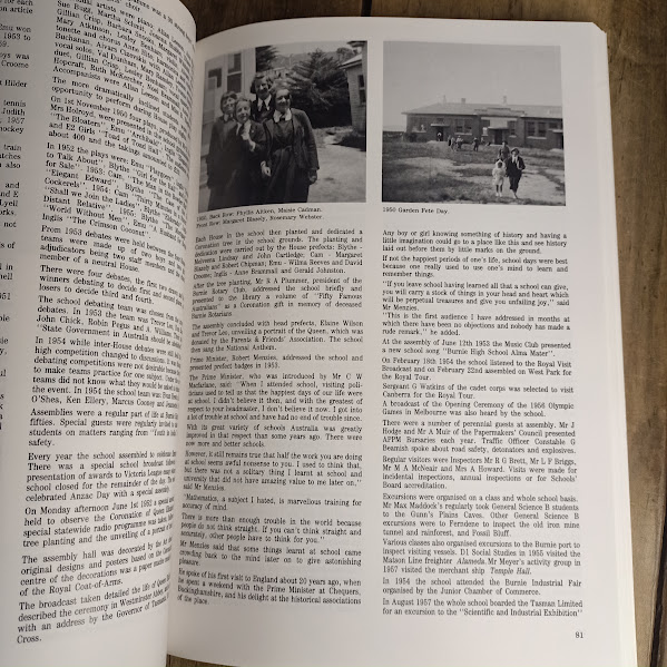 Sample page 3 from School by the Sea Burnie High School History