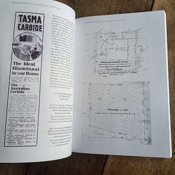 Sample page 2 Wonderstruck history of Tasmanian cave tourism