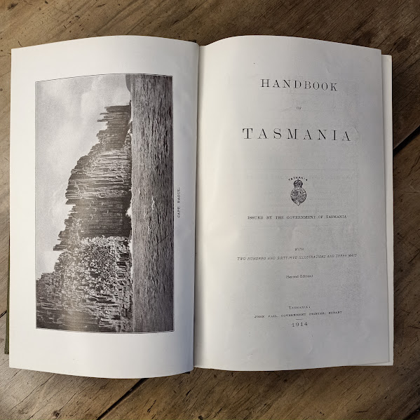 Title Page of Handbook of Tasmania 1914