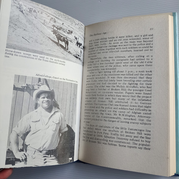 Sample illustrated page from The Rails Go Westward by Patsy Adam Smith