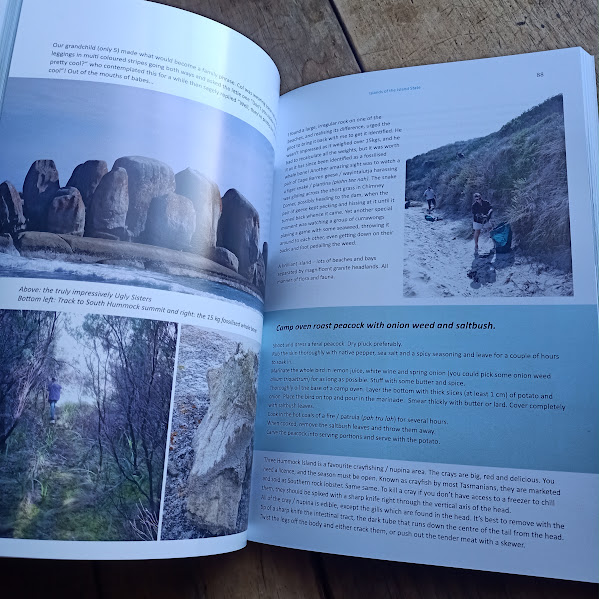 Further sample page from Rees Campbell book Islands of the Island State