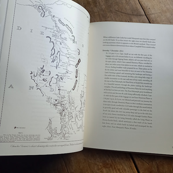 Map Page Macquarie River Reflections