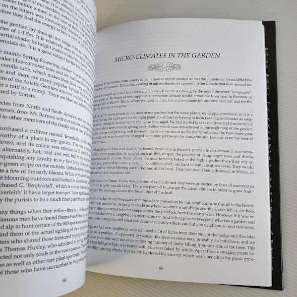 Sample text Memories of Seasons Past Tamar River gardening