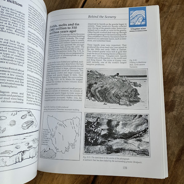 Sample page 3 of Behind the Scenery Tasmanian landforms and geology