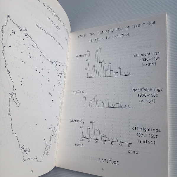Sample page 4 Tasmanian Tiger 1980 Report